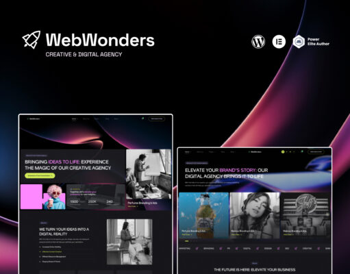 WebWonders – WordPress-Vorlage für Kreativ- und Digitalagenturen