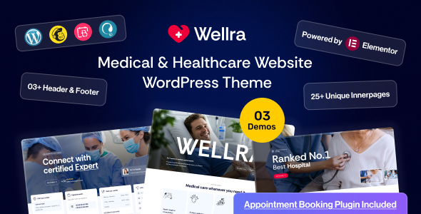 Wellra – WordPress-Vorlage für Gesundheitswesen und Arzttermine