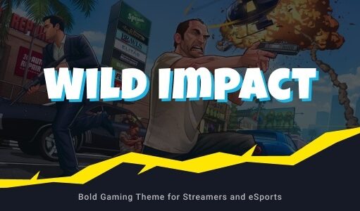 Wild Impact – Streamer- und Esports-Gaming-Layout