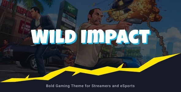 Wild Impact – Streamer- und Esports-Gaming-Layout