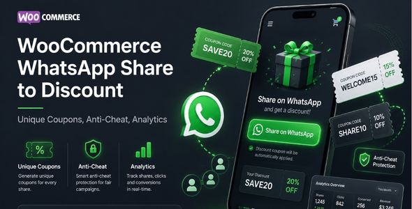WooCommerce WhatsApp Share to Discount – Steigern Sie Empfehlungsverkehr und