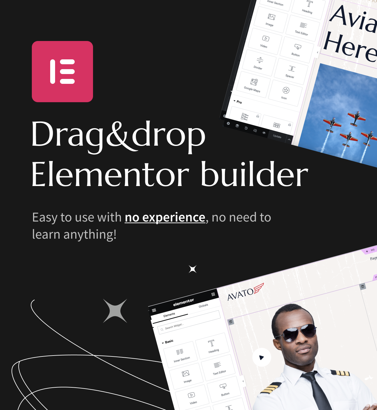 Avato – WordPress-Theme für Flugschule und Luftfahrt-Trainingszentrum