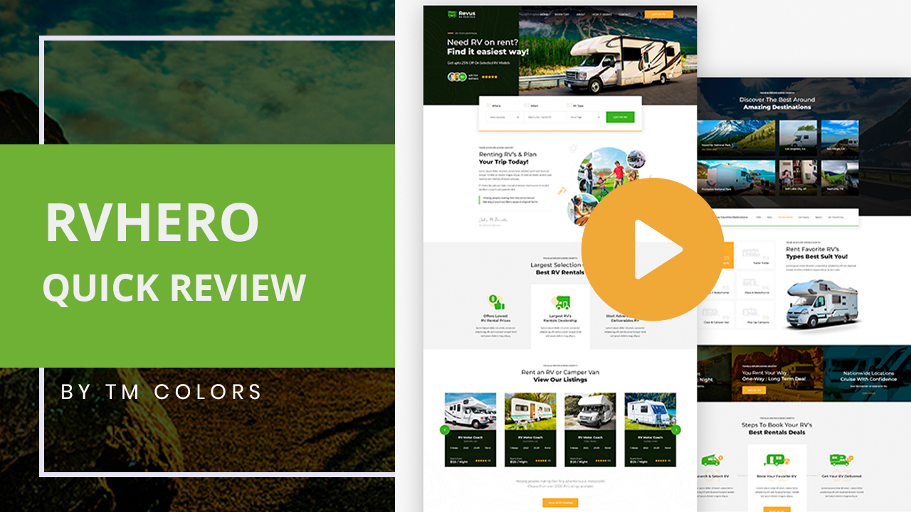 Rvhero – Wohnmobil- und Wohnmobil-Vermietung WordPress-Theme – 2