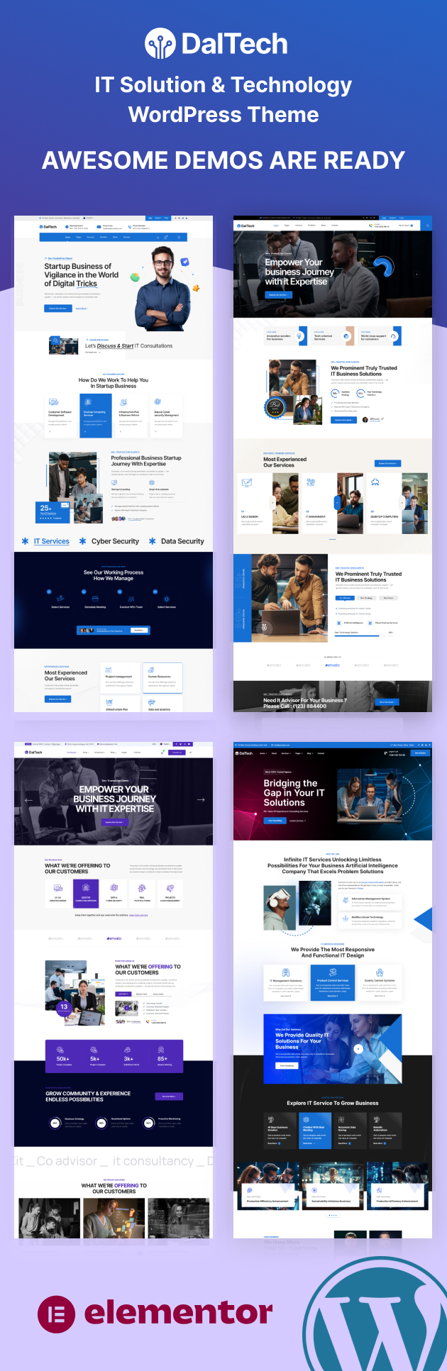 Daltech – WordPress-Theme für IT-Lösungen und Technologie – 1