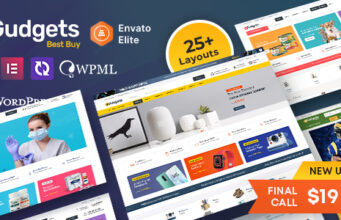 eGudgets – Mehrzweck-WooCommerce-Layout (Kompatibilität mit mehreren Anbietern und Marktplätzen)