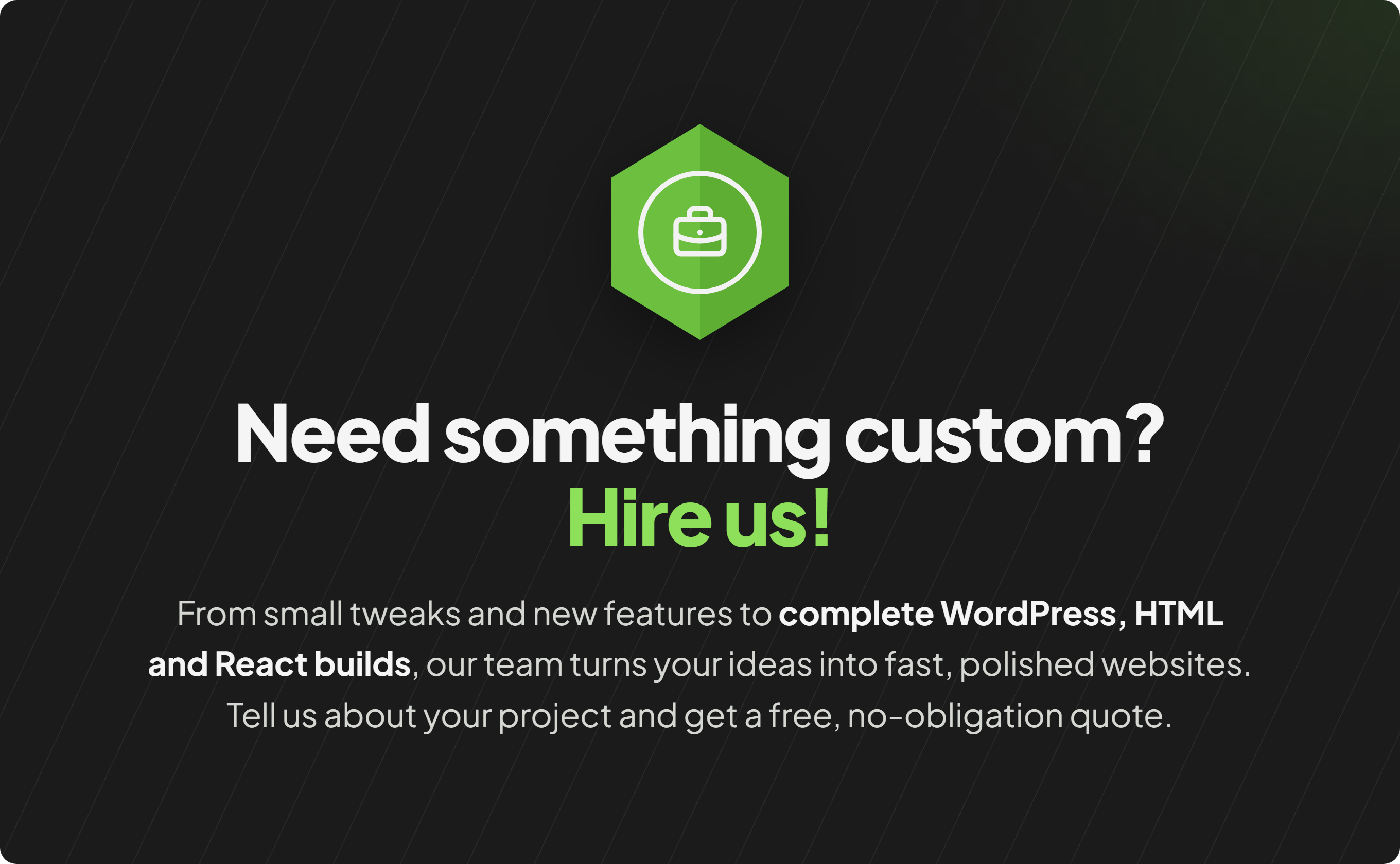 Beauftragen Sie uns mit Modeltheme