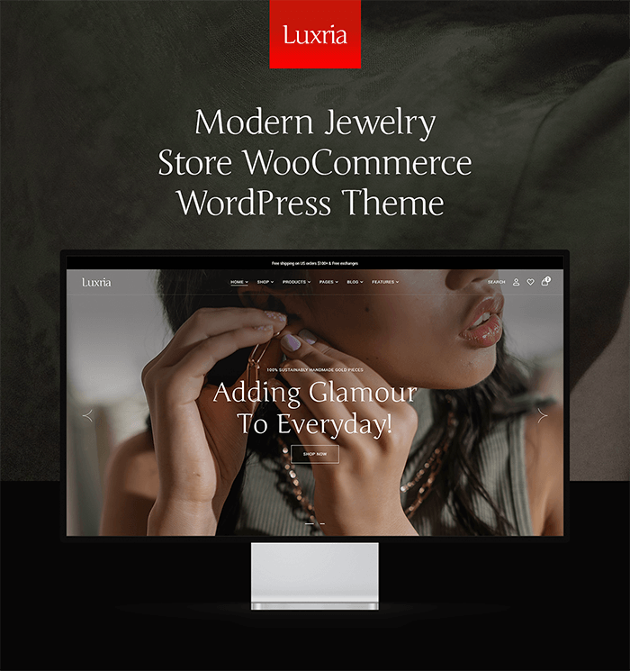 Luxria – Modernes Juweliergeschäft-WordPress-Theme – 5