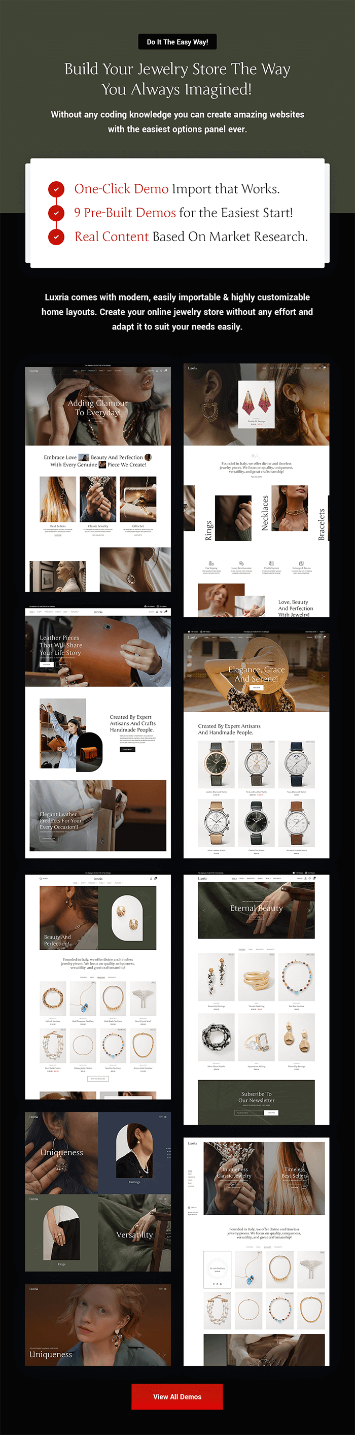 Luxria – Modernes Juweliergeschäft-WordPress-Theme – 6