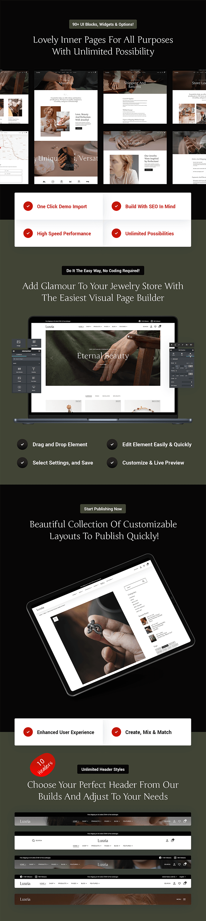 Luxria – Modernes Juweliergeschäft-WordPress-Theme – 8