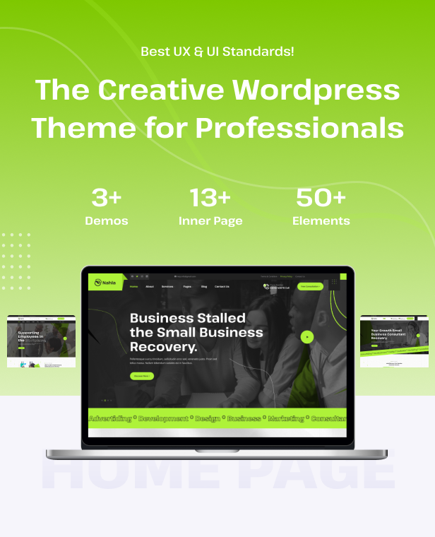 Nahla – WordPress-Theme für Unternehmensberatung – 1