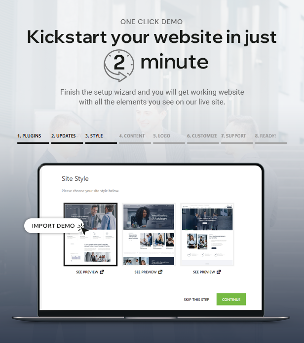 Cleanfin WordPress-Theme