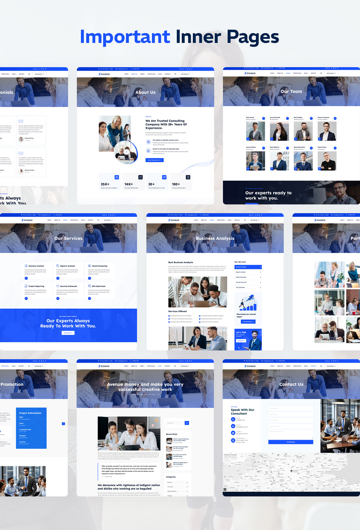 Bizdesk – Consulting Business WordPress Theme