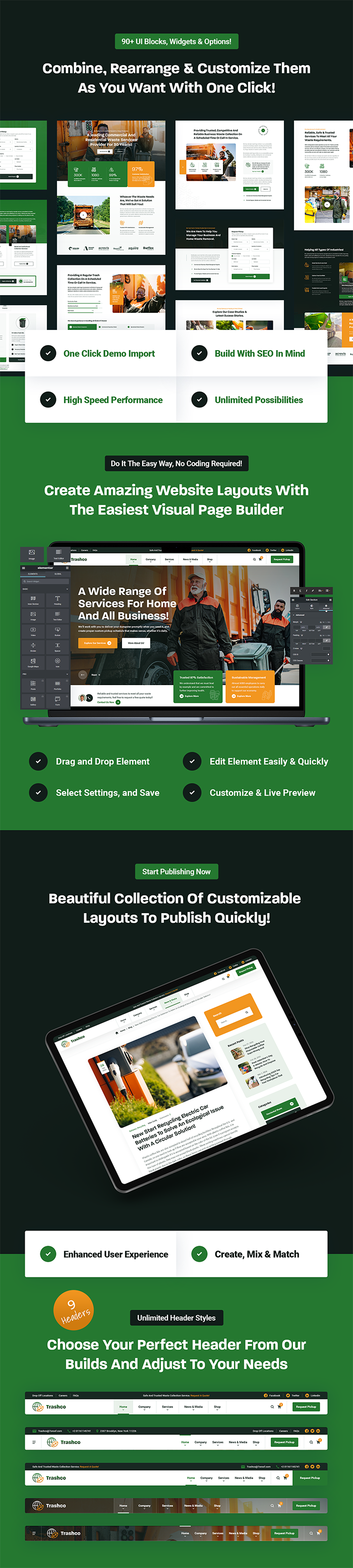 Trashco – WordPress-Theme für Abfallmanagement- und Entsorgungsdienste – 7
