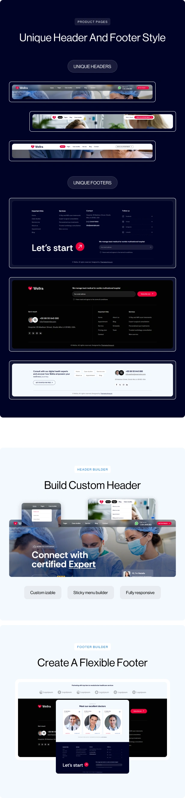 Wellra Doctor Appointment WordPress Theme