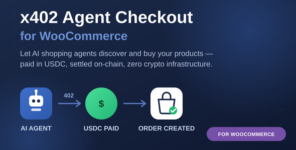 x402 Agent Checkout für WooCommerce